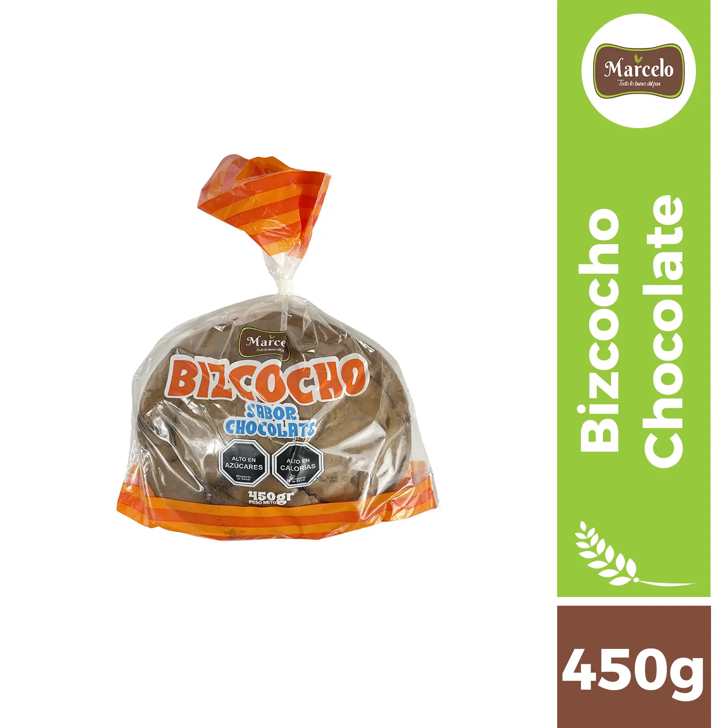 Bizcocho de chocolate 450g Marcelo