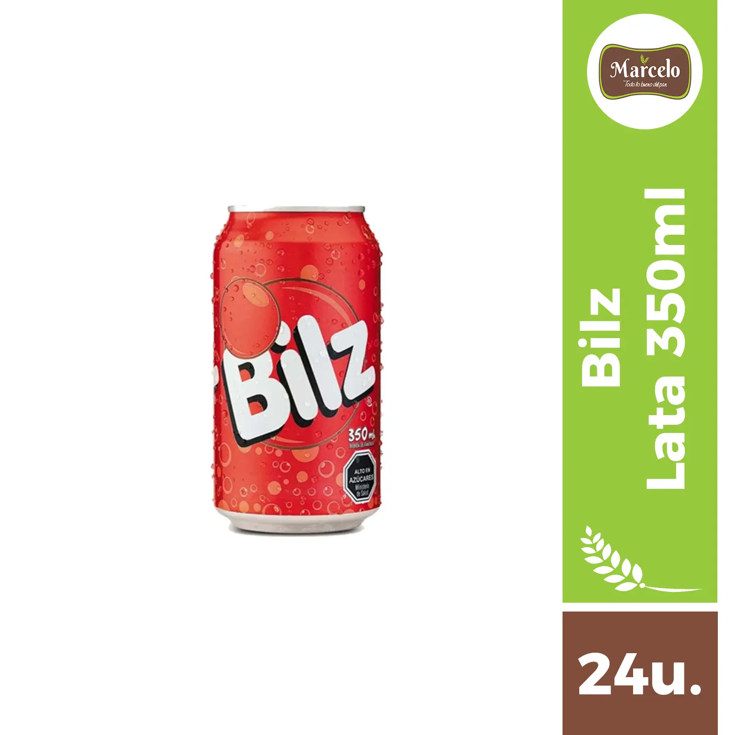 Bebida Bilz Lata 350ml 24 unidades