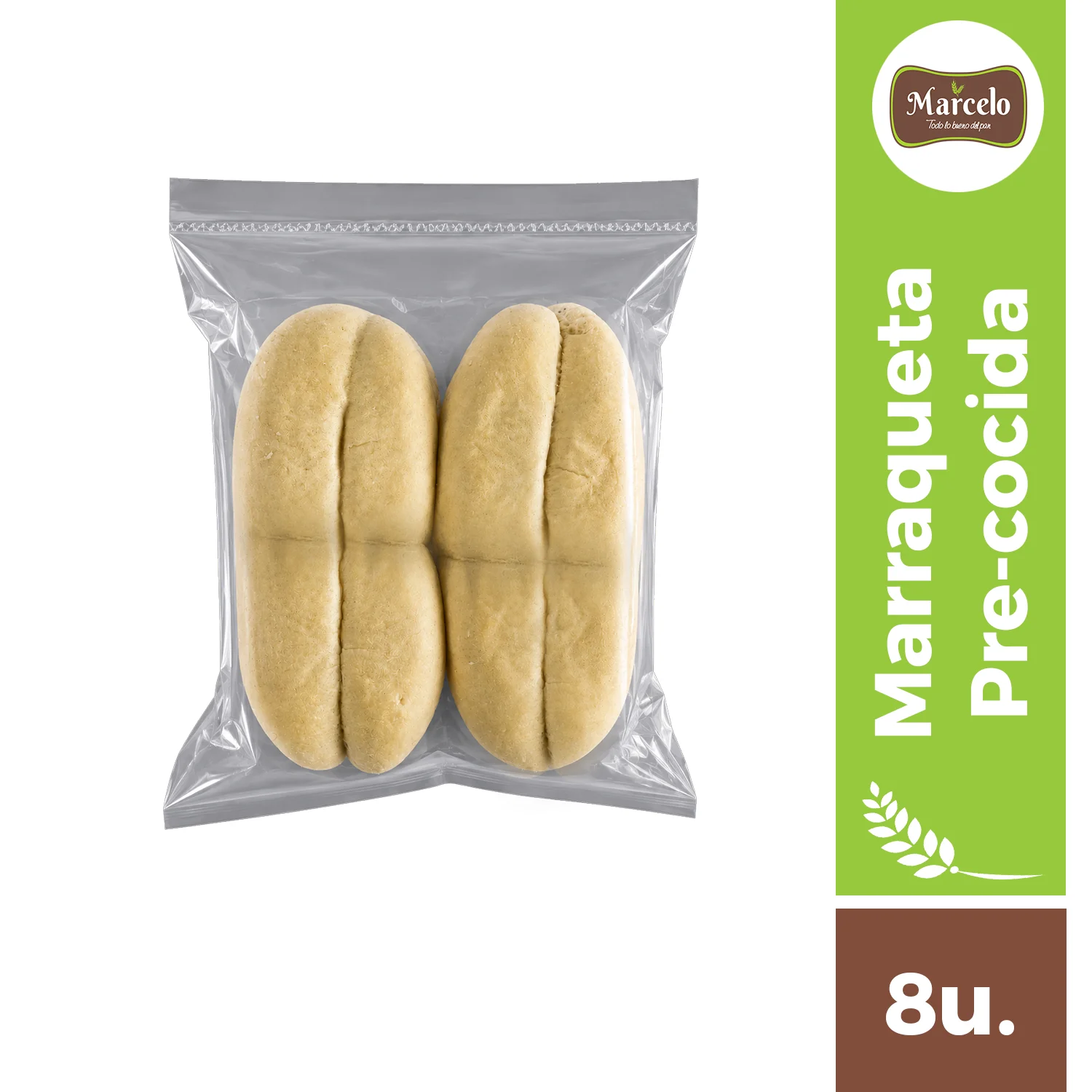 Marraqueta precocida 8un Marcelo