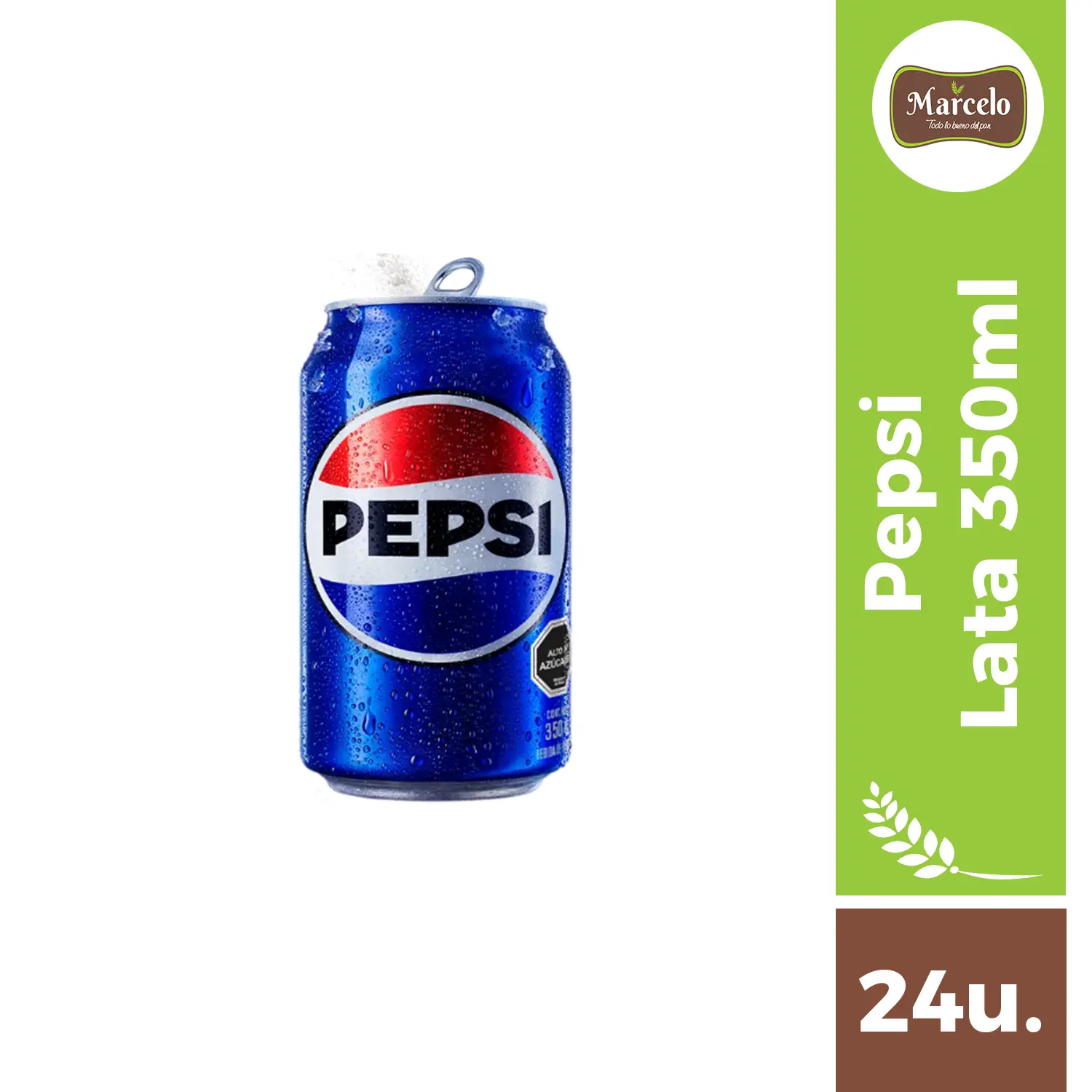 Bebida Pepsi Lata 350ml 24 unidades