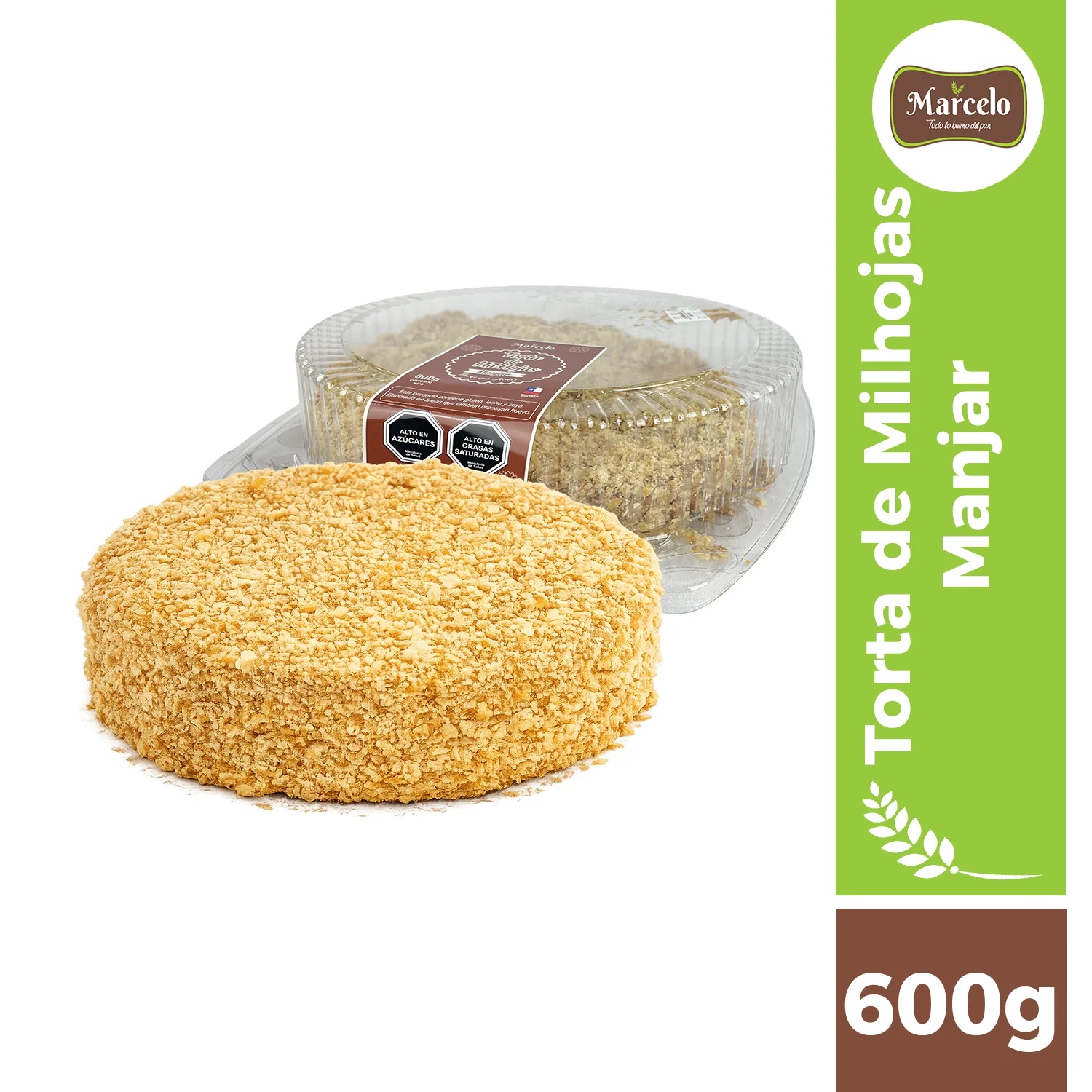Torta millhojas variedades Marcelo